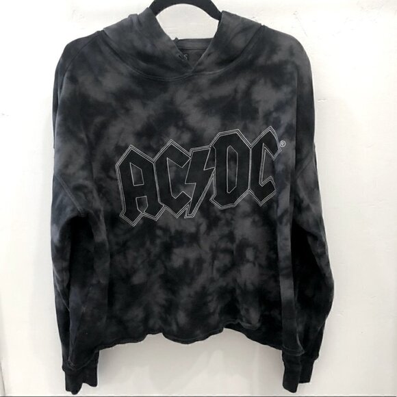 The Vinyl Icons AC DC Tie Dye Pullover Hoodie OS - Picture 1 of 11